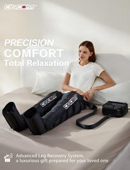 CINCOM Air Compression Boot thigh section demonstrates adjustable pressure for thigh relief