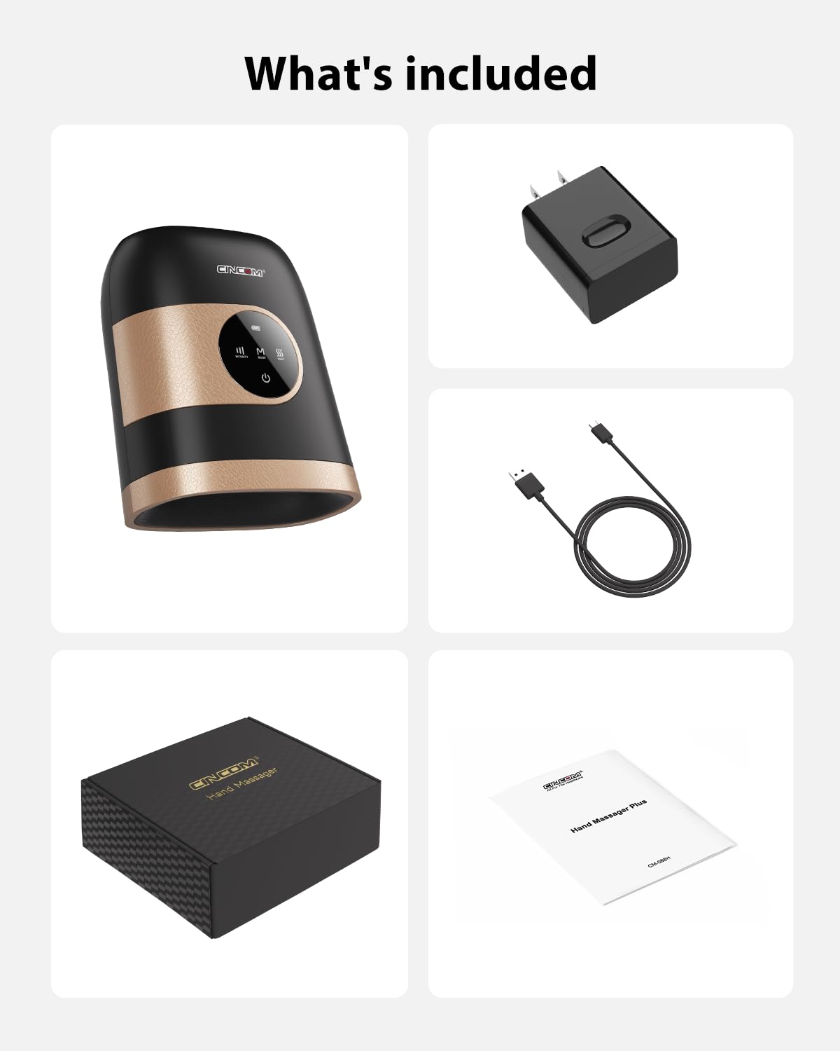 CINCOM hand massager gift-ready packaging makes a thoughtful wellness gift