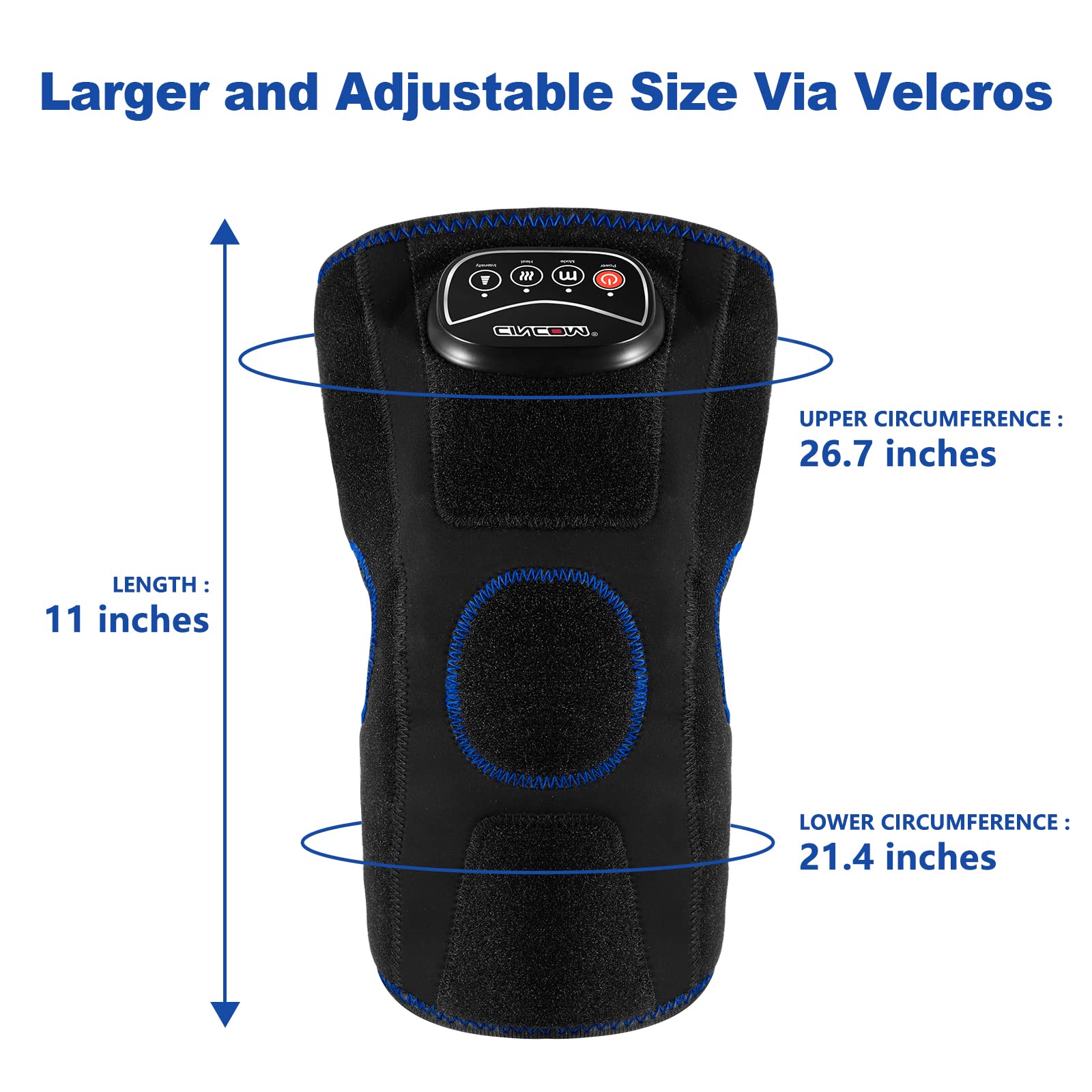 CINCOM massager uses soft, breathable fabric for comfortable wear.