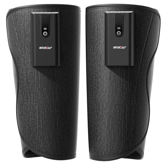 CINCOM leg massager with heat and air compression for calves to boost circulation during travel