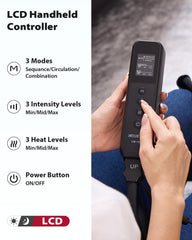 Three modes, three intensities, and three heat levels for personalized comfort.