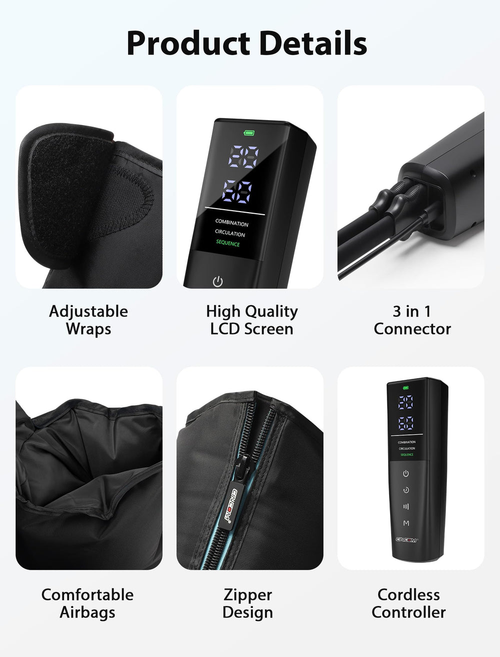 CINCOM portable rechargeable design suitable for travel