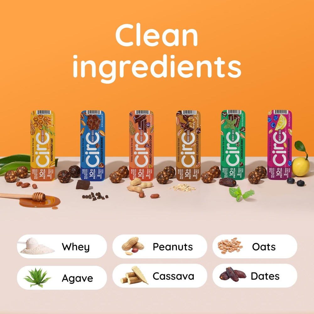 CirC Energy Bites kid-friendly packaging for lunchbox.