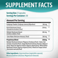 Circle of Nature Brain Booster bottle pour demonstrates easy daily capsule intake.