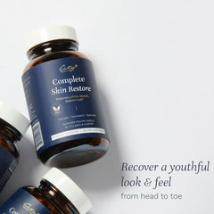 City Beauty Complete Skin Restore vanity display demonstrates easy incorporation into routines.