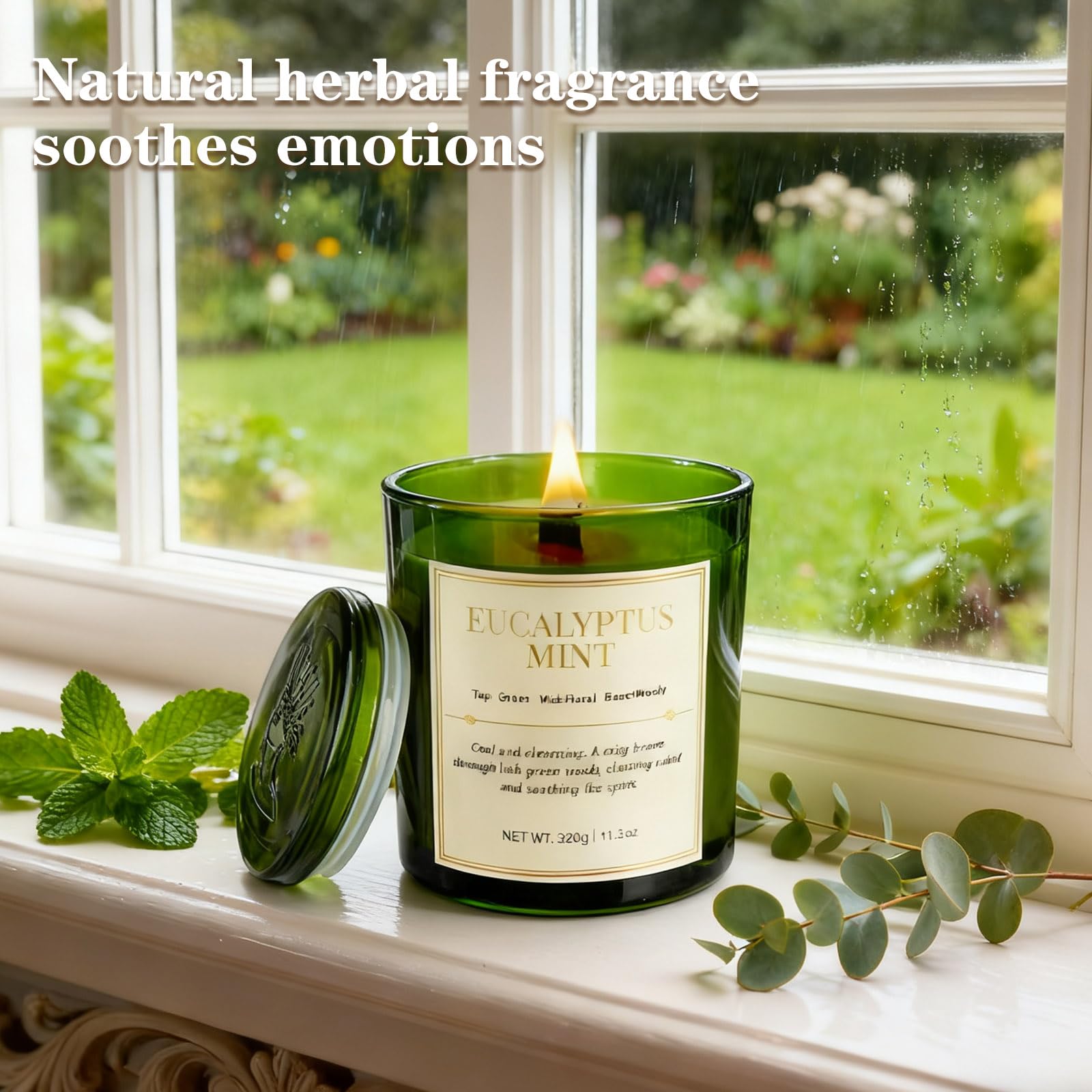 CJVIUS candles in living room creating inviting aroma and warmth.