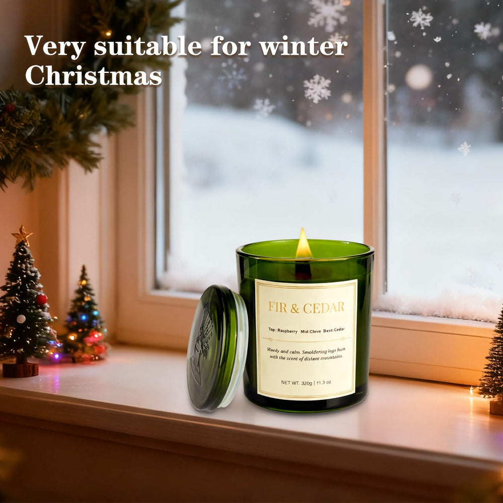 Gift-ready CJVIUS candle set, perfect for holiday gifting
