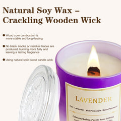CJVIUS 2-pack set adds soothing scent and cozy crackle to any room.
