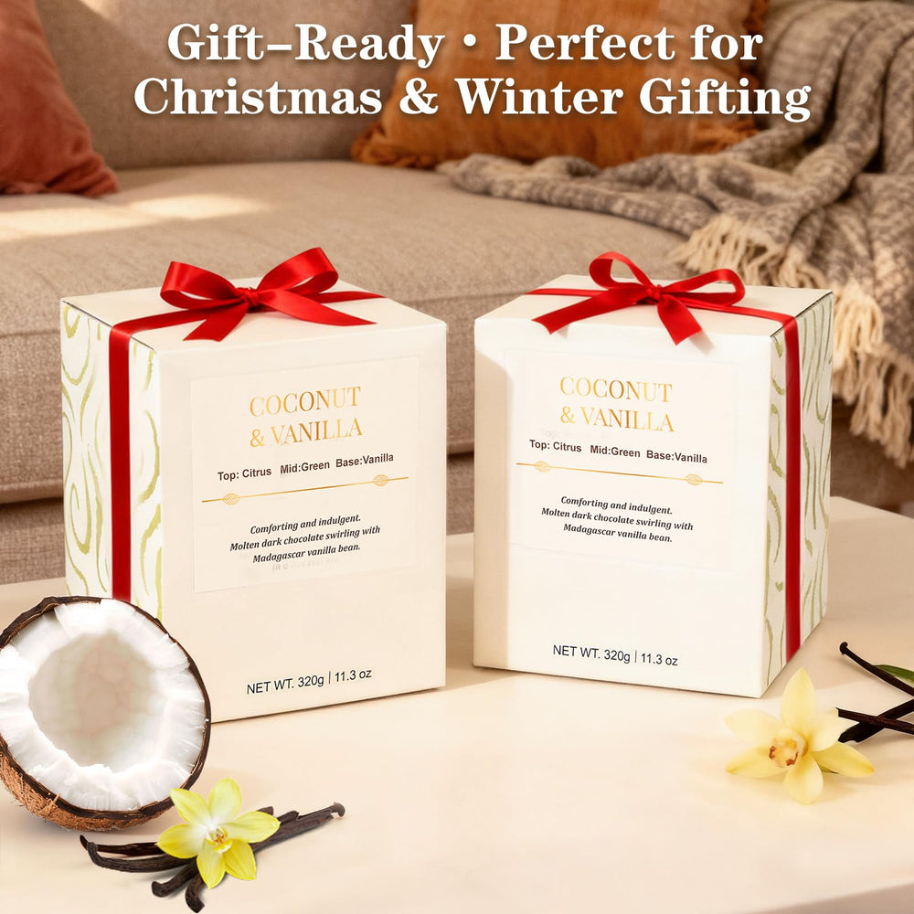 CJVIUS long-lasting soy wax candle burns up to 75 hours.