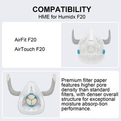 CKNET Humidx cartridge between mask and tube maintains steady moisture delivery