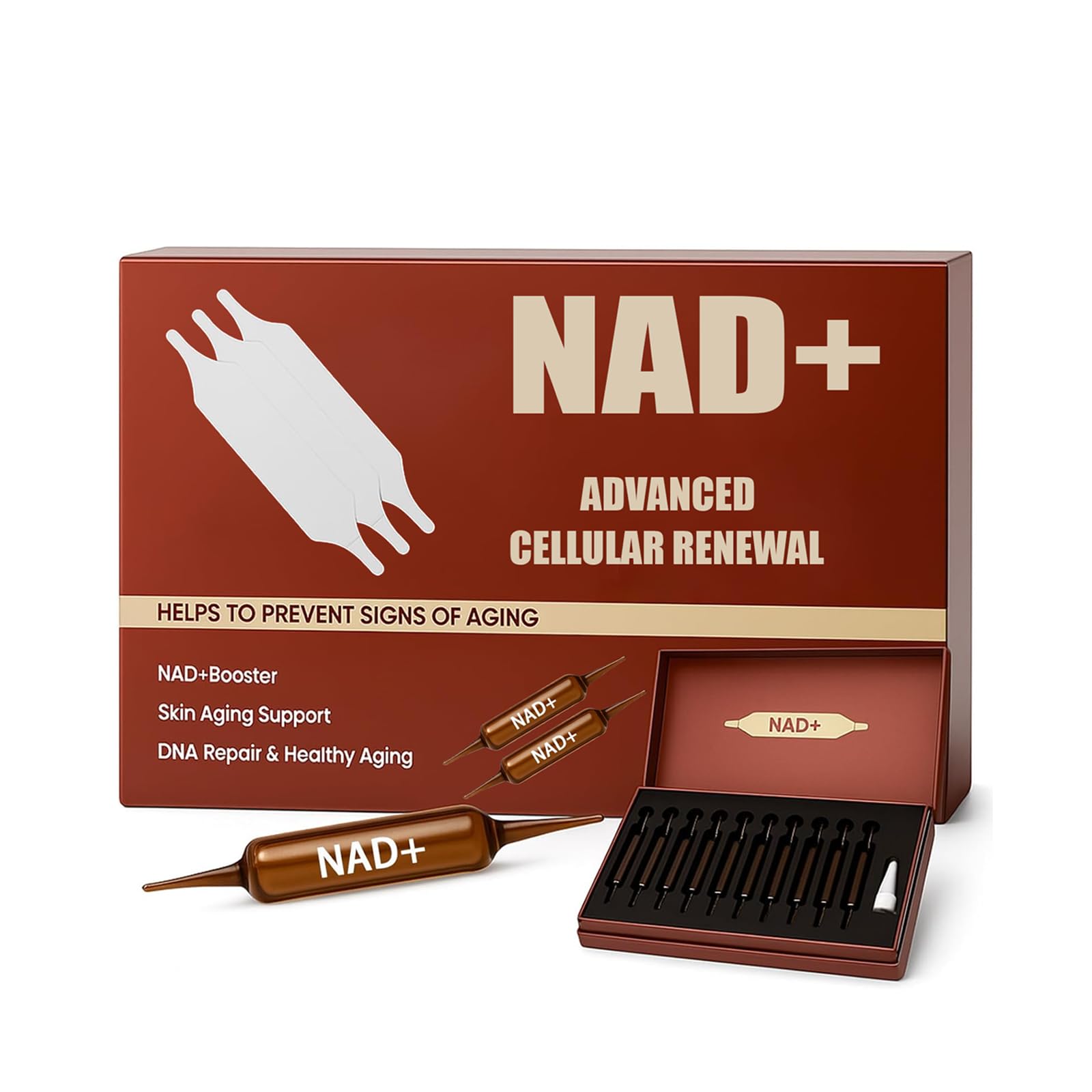 CKPCKP NAD+ Advanced Cellular Renewal bottle viewed, supporting daily energy and skin vitality.