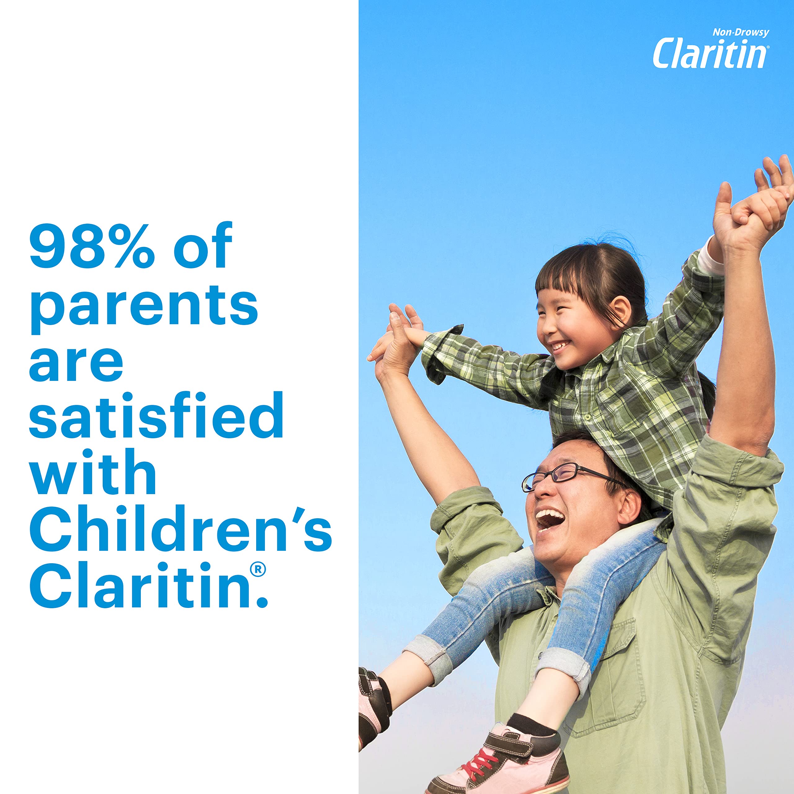 Claritin Children's Chewables Grapes bottle shows dosage-friendly packaging