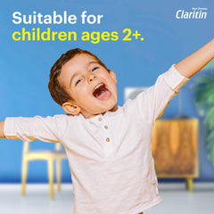Claritin Children's Chewables Grapes packaging on-the-go for busy families
