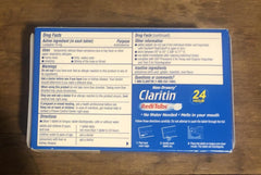 Claritin RediTabs dissolve in the mouth for convenient, water-free dosing.