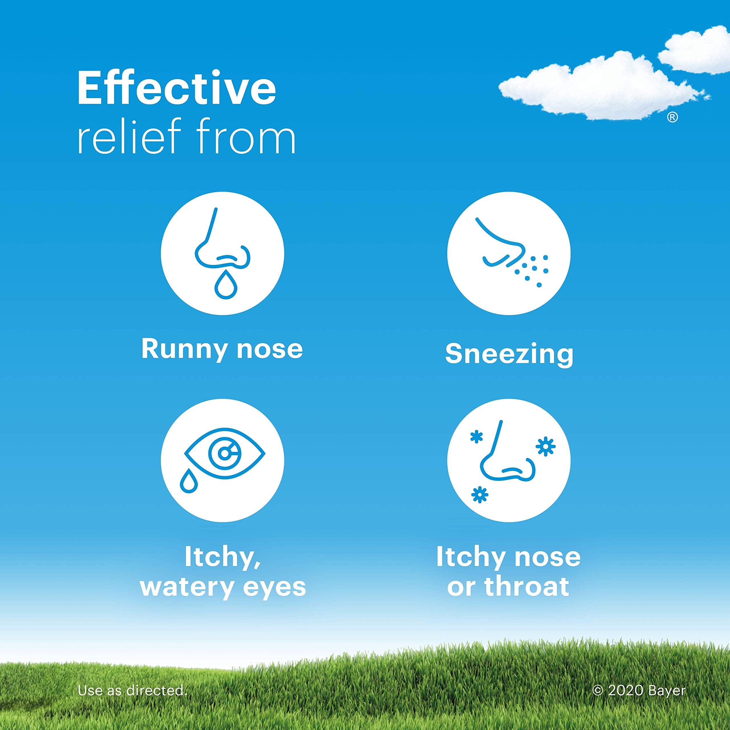 Claritin tablet aiding sneezing relief in a bright home.