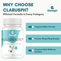 Clarusph 180-capsule bottle ready for everyday supplementation.