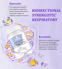 Clarusph Quercetin bottle label with vitamin C and zinc.