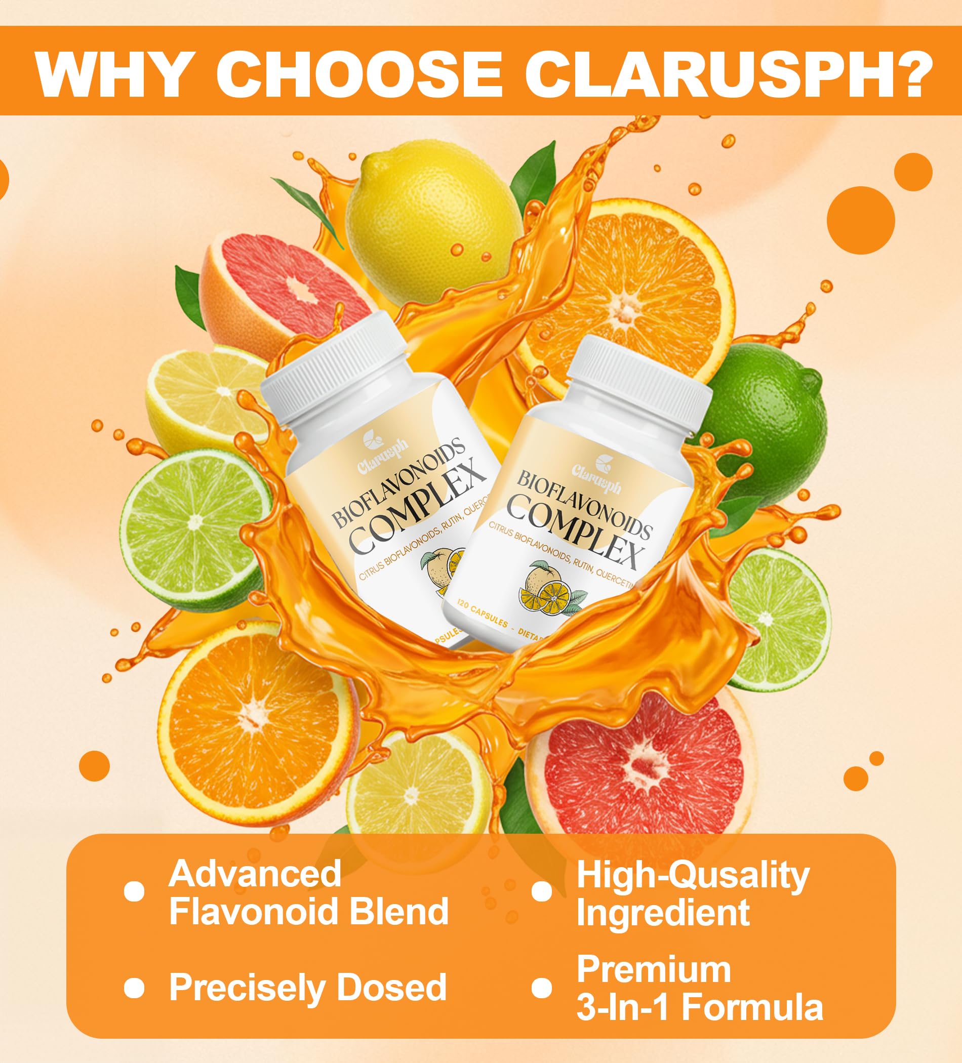 Clarusph vegan, gluten-free formula appeals to clean-label wellness enthusiasts.