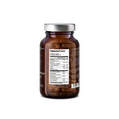 CLAV Meno Balance amber glass bottle, highlighting recyclable packaging.