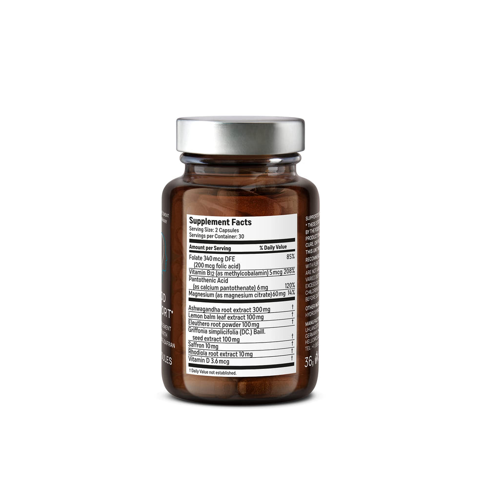 Morning routine with CLAV Mood Support to help start the day with calm.