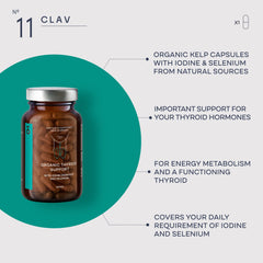 CLAV mustard-seed extract capsules featuring plant-based selenium