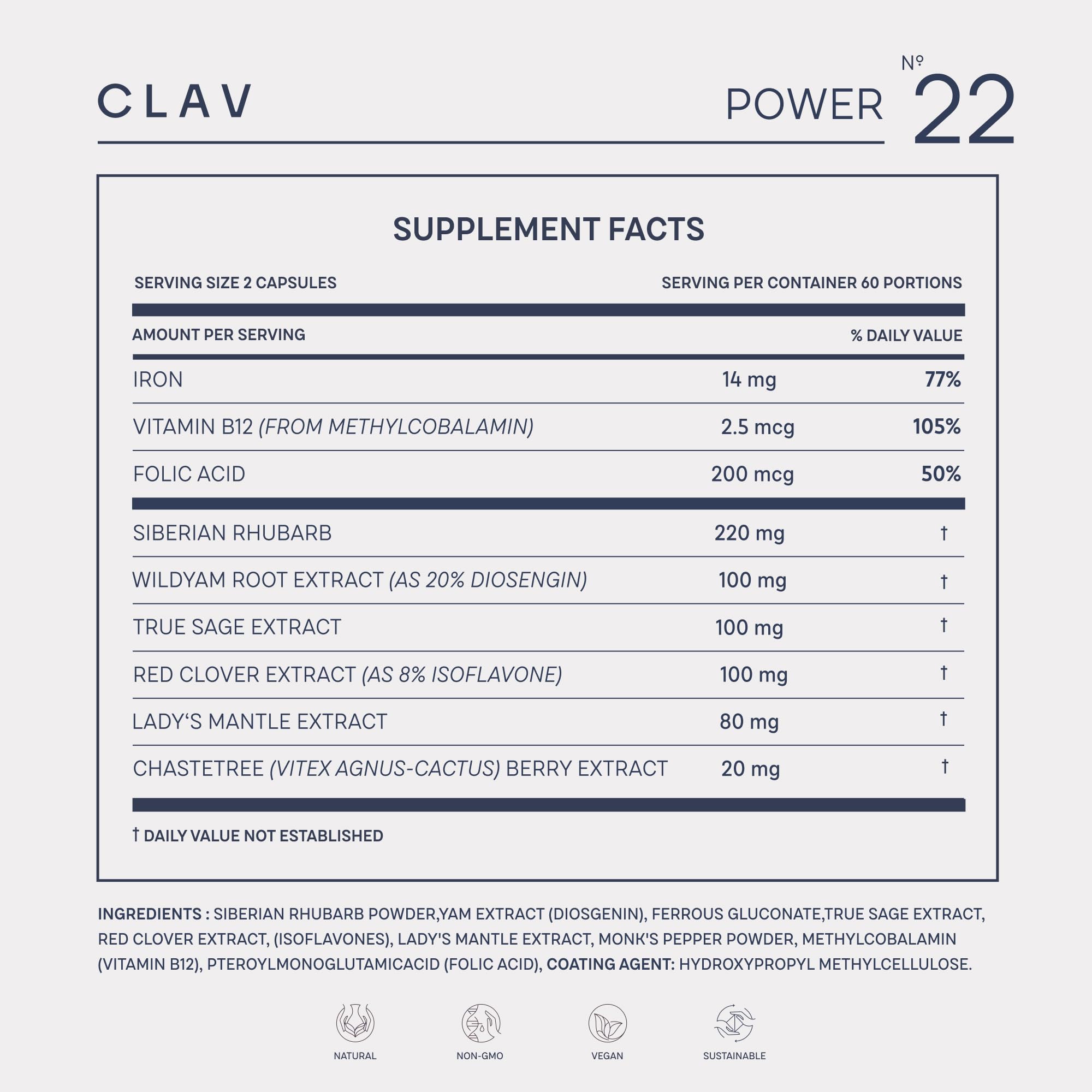 PMS day routine setup with CLAV on a nightstand