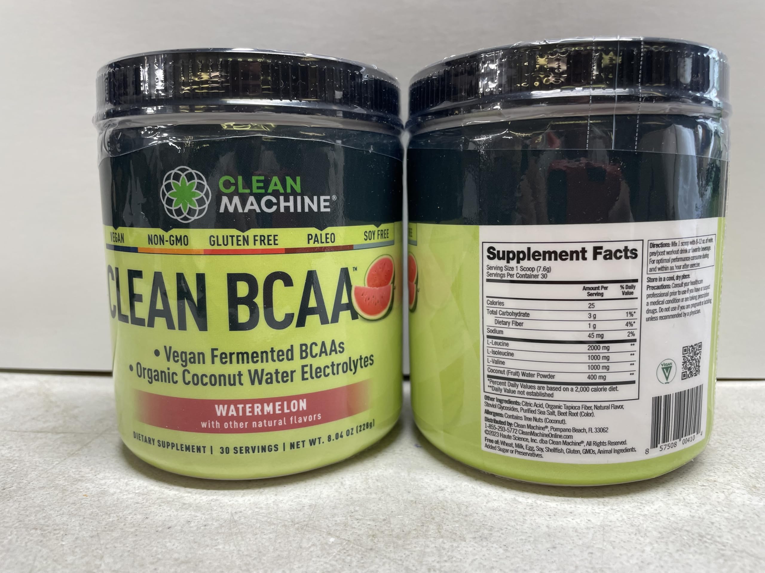 CLEAN MACHINE BCAA portable packaging ideal for gym use