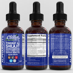 Clean Nutra All-in-One liquid drops bottle for daily wellness.