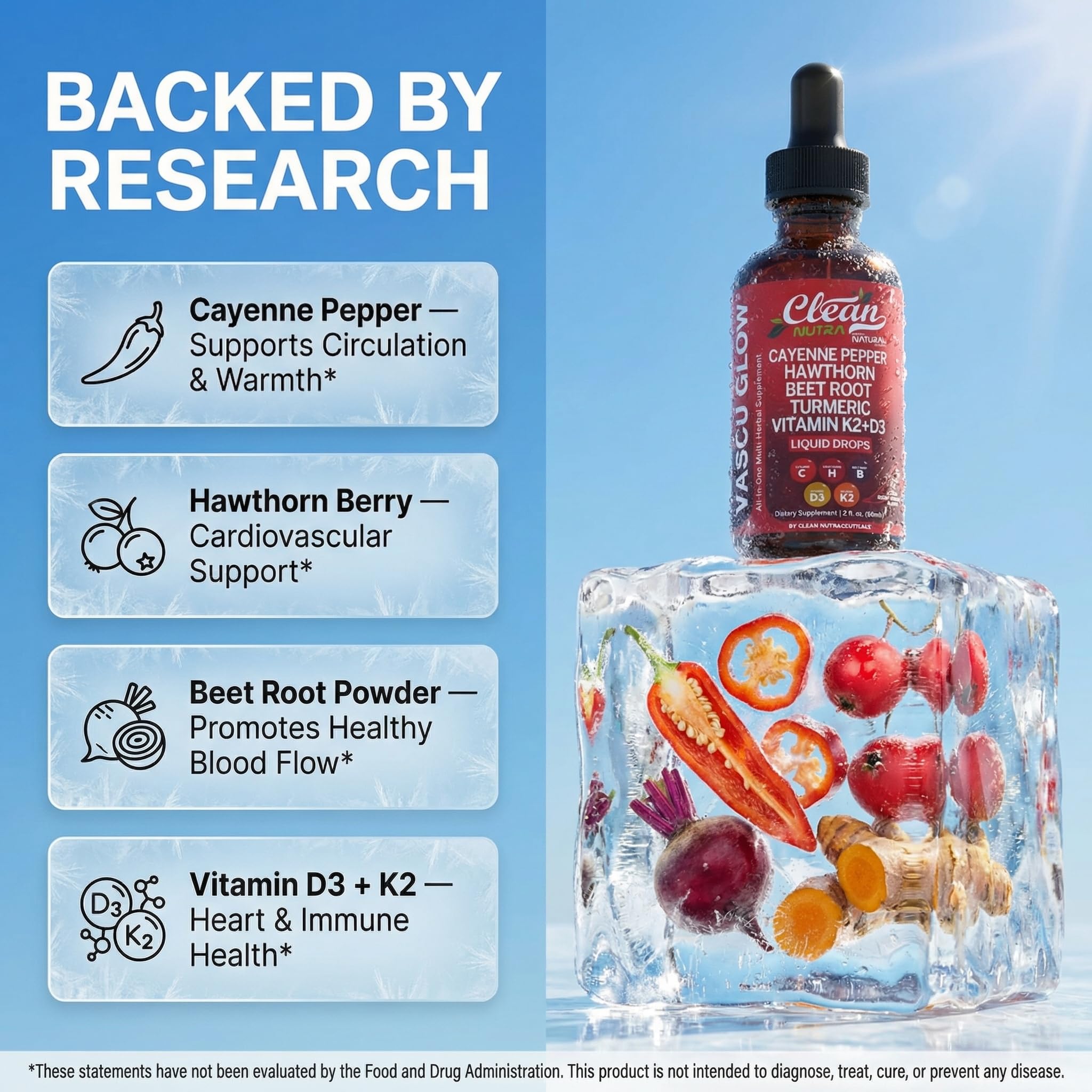 Clean Nutra Beet Root Powder packet highlighting natural red root nutrition.