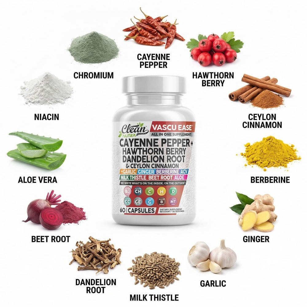 Clean Nutra Beetroot capsules close-up suggesting vitality and nutrient-rich formula