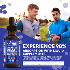 Clean Nutra Cordyceps Maca drops bottle for vitality and endurance.