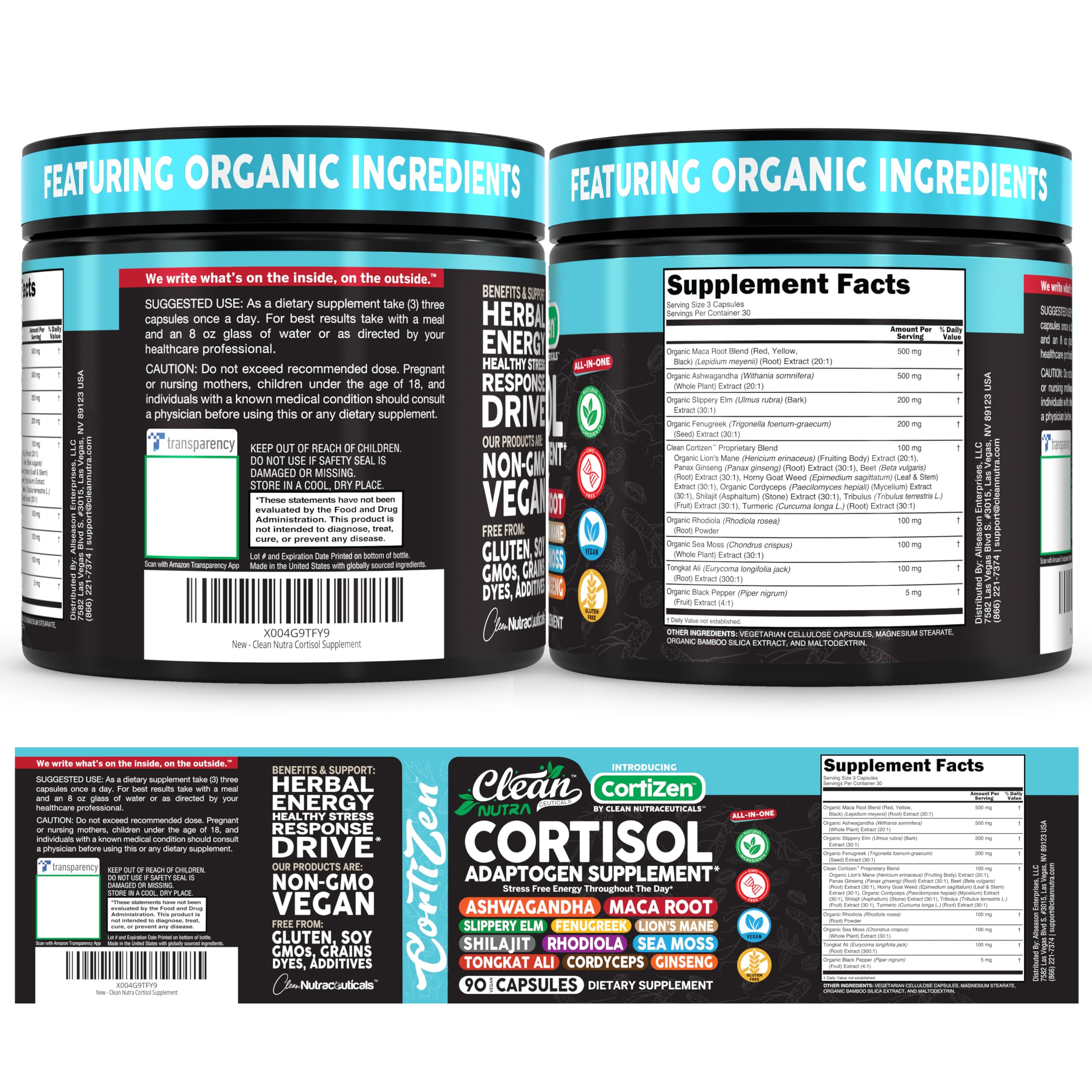 Clean Nutra Cortisol morning routine scene suggesting daytime energy