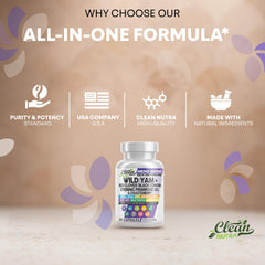 Clean Nutra Milk Thistle Extract Capsules bottle supporting liver wellness