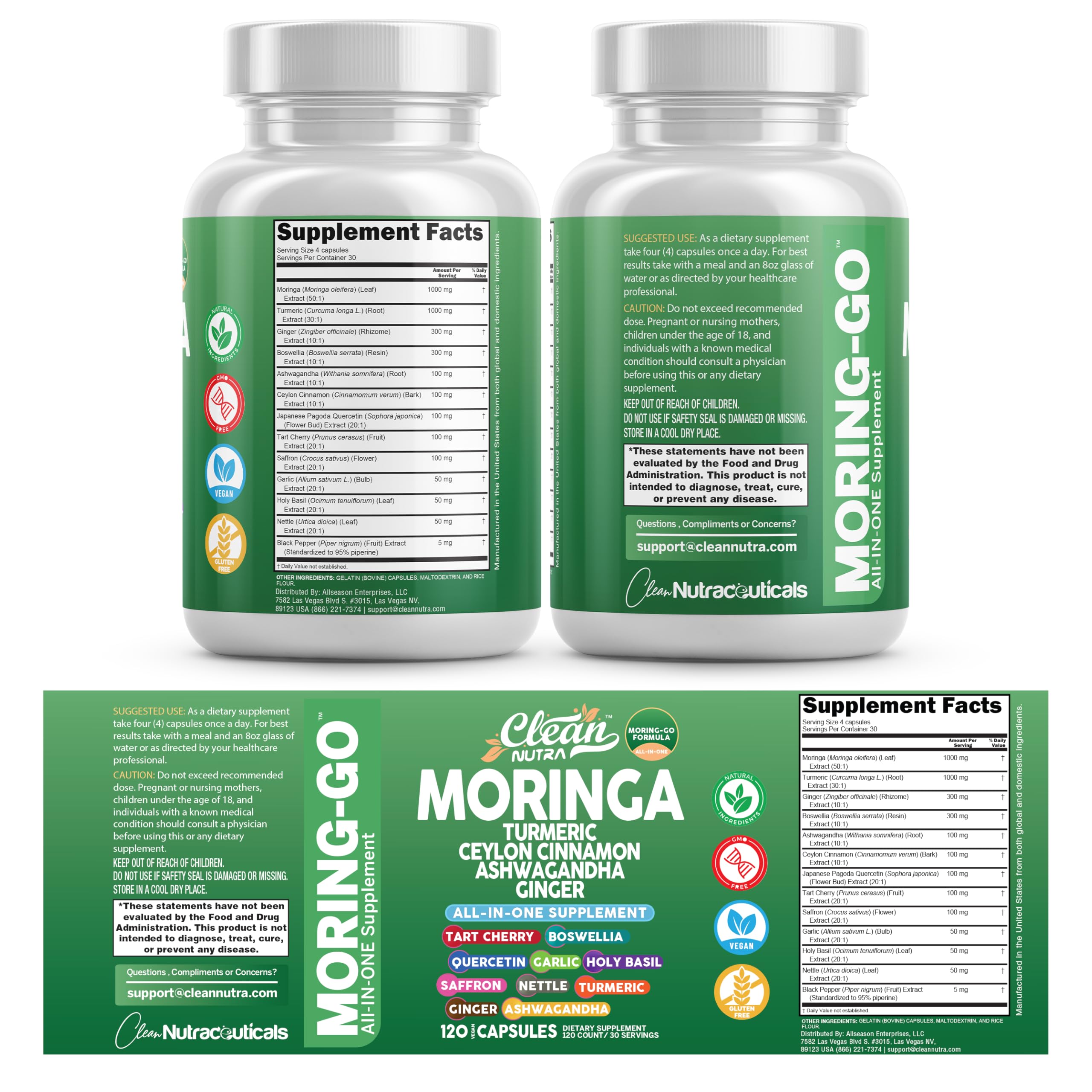 Clean Nutra Moring-Go daily routine setup supports morning rituals