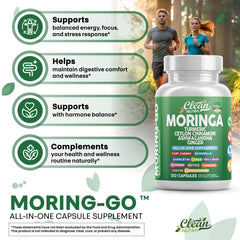 Clean Nutra Moring-Go full bottle on table ready for routine