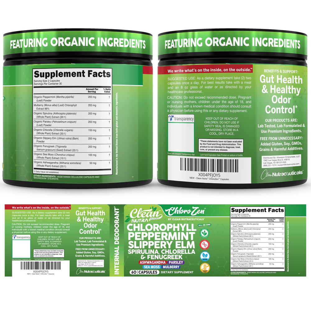 Clean Nutra pH-balance capsules for women and men in a sleek vegan capsule.