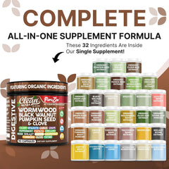 Clean Nutra Pumpkin seed oil capsules emphasize nourishing seeds for fullness and regularity.