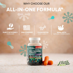 Clean Nutra Sea Moss Gummies vegan-jar – grab-and-go wellness in a compact jar.