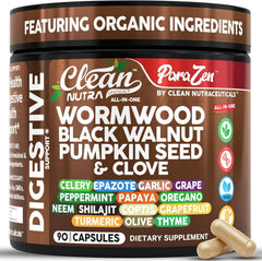Clean Nutra Vegan capsules pack showcases all-in-one wellness in one daily dose.