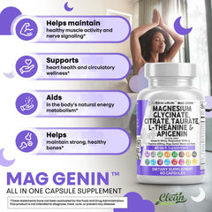 Apigenin blend in Clean Nutraceuticals Mag Genin supports a comprehensive magnesium formula