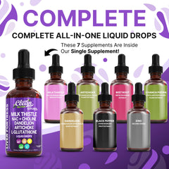Clean Nutraceuticals artichoke and dandelion bottle label for digestive balance