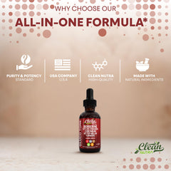 Clean Nutraceuticals Berberine Chromium Drops bottle complements mineral support today.