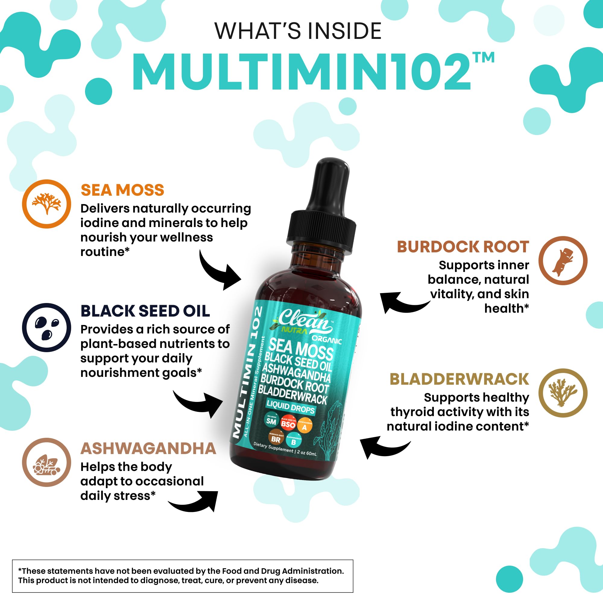 Clean Nutraceuticals Black Seed Oil bottle highlights immune-supporting blend.