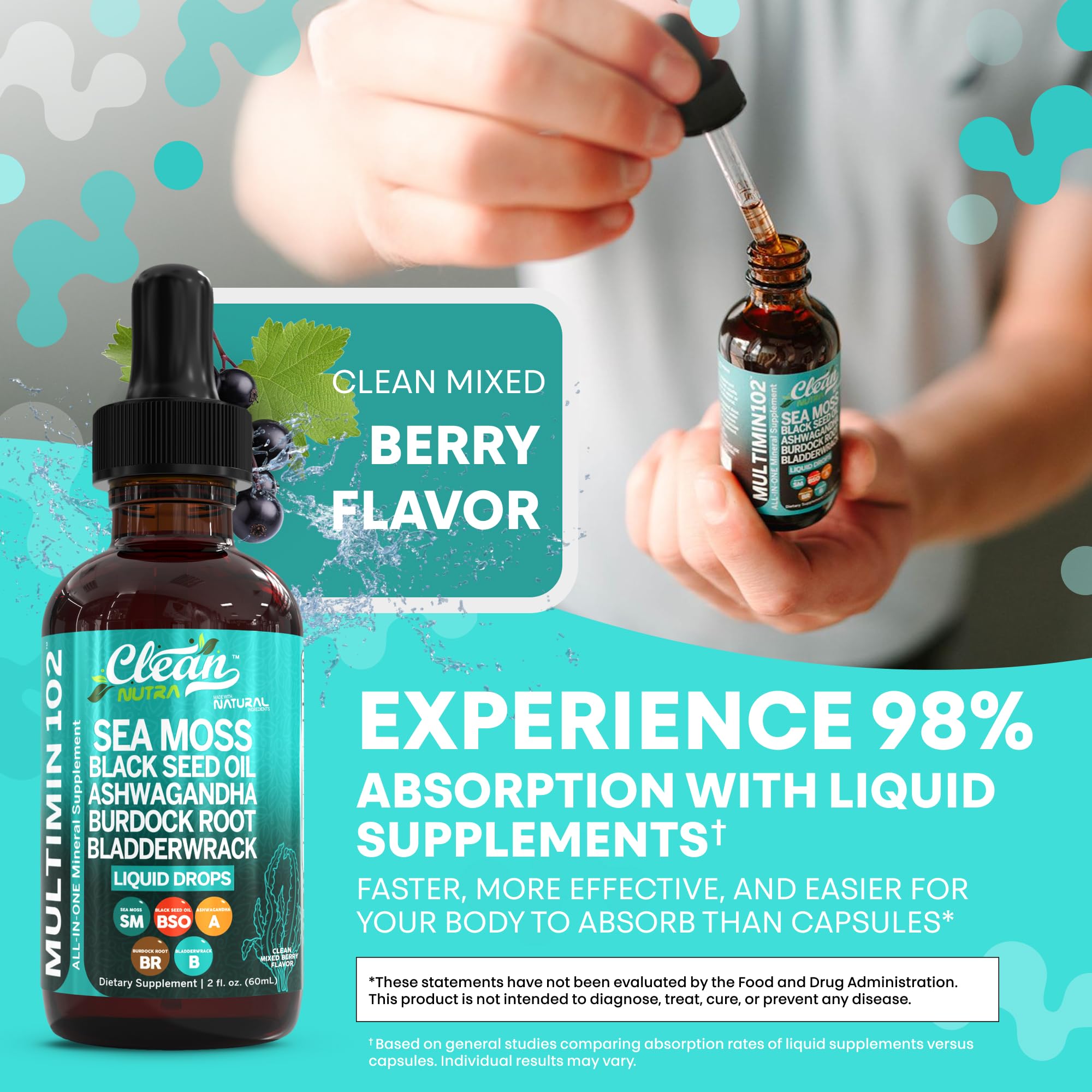 Clean Nutraceuticals Burdock Root bottle emphasizes gentle digestive balance.