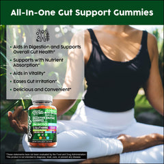 Bottle of Clean Nutraceuticals fiber blend gummies with apple pectin and inulin