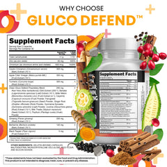 Gluco Defend acv mother bottle highlights raw vinegar source