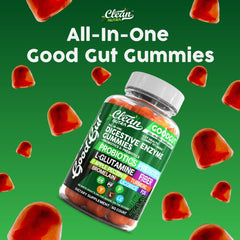 Soft gummy texture of Clean Nutraceuticals digestive health supplement