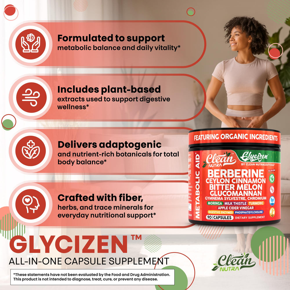 Clean Nutraceuticals gymnema sylvestre capsules pack supporting sugar balance
