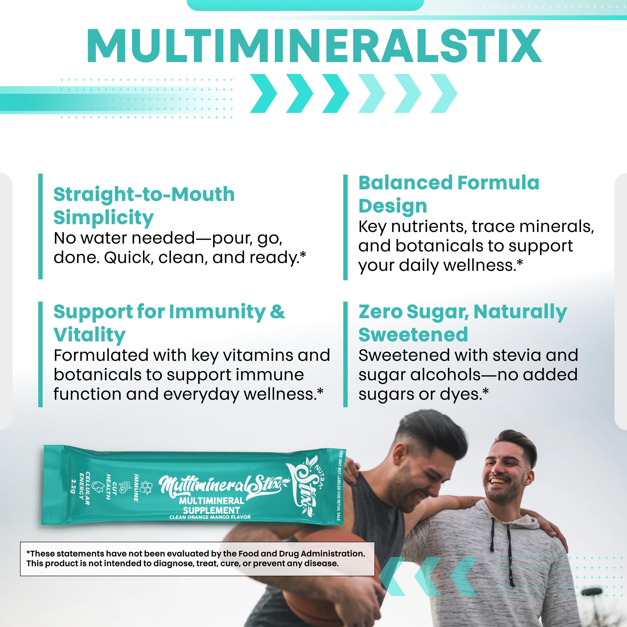 Clean Nutraceuticals immune stix zinc magnesium support for balanced daily nutrition