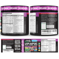Bottle and label highlight a one-month supply of Liver Cleanse